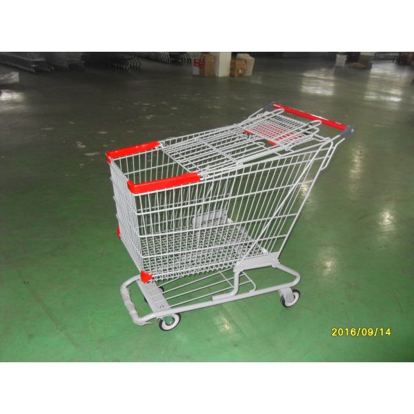 Amercian 114 Childs Metal Shopping Carts with E-coating and grey powder coating