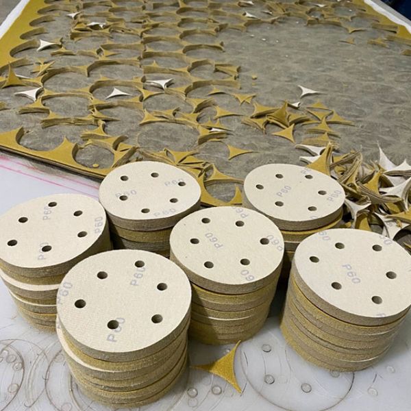 Hook and Loop Backing Material 6 Inch 150mm 180mm 8 Hole Sanding Disc for Bench Grinder