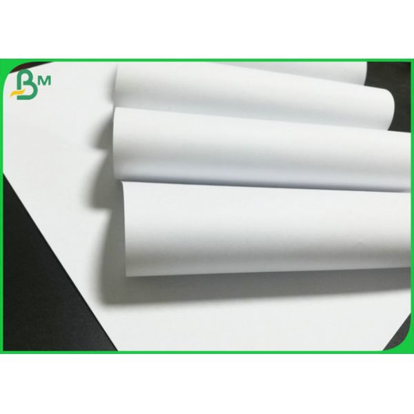 Smooth 700mm Roll Uncoated Woodfree Paper 60g For School Book Printing