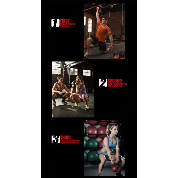 Customized Logo Weightlifting Black Cast Iron Kettlebell For Men Women