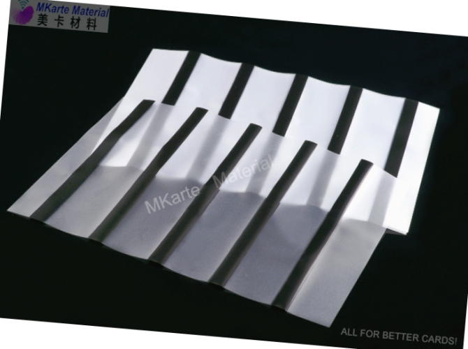 фильм верхнего слоя размера карты A4 A3 PVC 0.04mm покрытый магнитной полосой