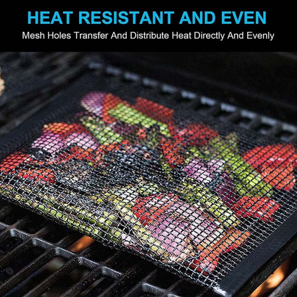 Многоразовый гриль БАРБЕКЮ поставляет гриль сетки еды PTFE кладет теплостойкое в мешки