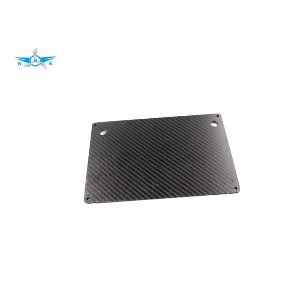 Turning / Milling Type Carbon Composite Parts 3K Surface With OEM Services