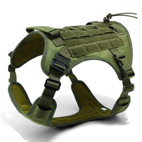 Lightweight Tactical Dog Harness | Comfortable No-Pull Design | Adjustable for Medium and Large Dogs

