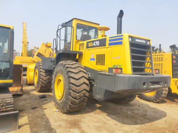                 Original Manufactured in Japan Komatsu 23ton Wa470-6 Construction Used Wheel Loader in Good Condition for Sale, Secondhand Komatsu Front Wheel Loader Wa470-3             