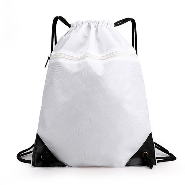 Large Capacity Waterproof Drawstring Backpack with External Frame and Durable Material