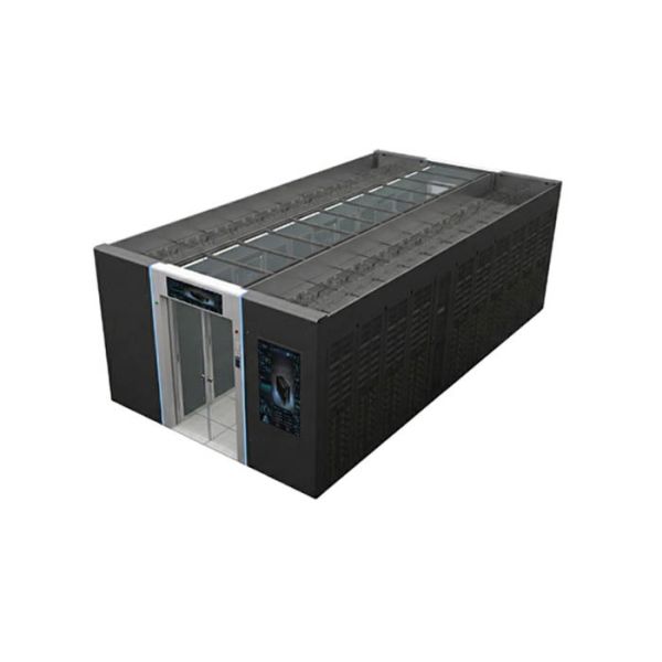18 Rack Cold Air Containment Digital Data Center With In Row ACs 30KVA