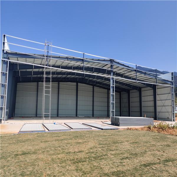 Quadro de rolamento da construção de aço da luz da porta Q345 para a fábrica