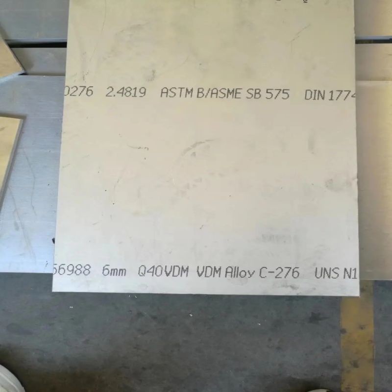 Лист 8.9g/Cm3 плиты легированной стали яркий UNS никеля Hastelloy C276 10276