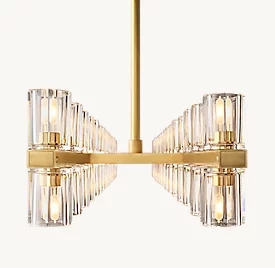 Chrome Finish LED фойе люстра современное фойе освещение 85-265 вольт