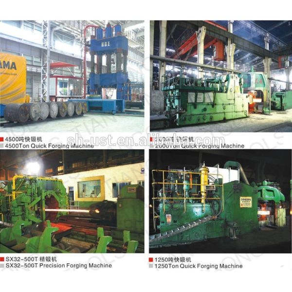 30 CrNiMo8 / 1.6580 Forged Steel Shaft Out Diameter 80-1200 Mm Hot Forged Technique