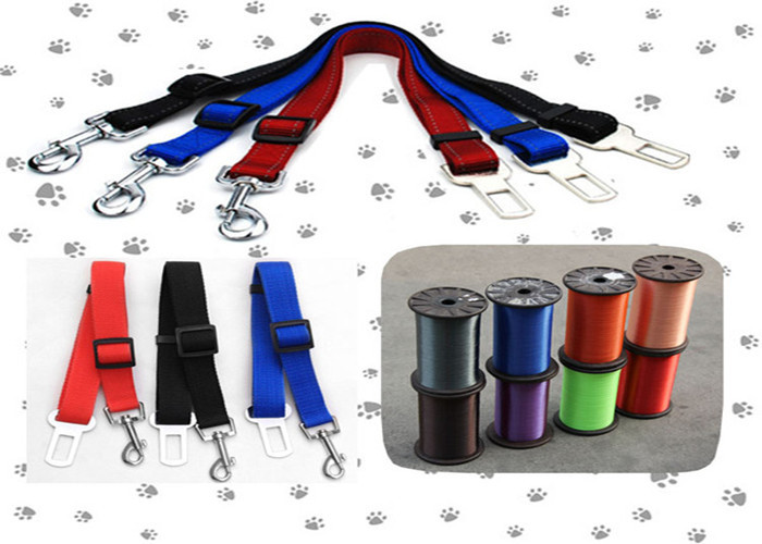 0.1mm 100% Polyester Monofilament Yarn Dyed Color For Belt Making