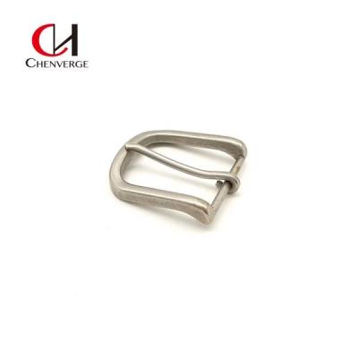 Matte Brushed Nickel Metal Belt Buckles Corrosion Resistant Practical