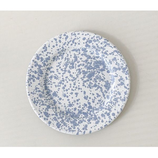 Korean Splash Ink Enamel Dinnerware Plates Sets 350ml Mug For Camping Restaurant