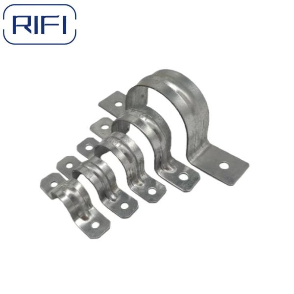 EMT Conduit Fittings UL Galvanized Metal Two-holes One Hole Strap for Electrical Installation