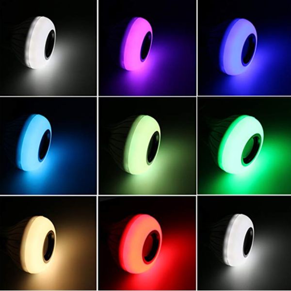 Smart Music LED Bulb Speaker with Music Function and 80 Ra Color Rendering Index