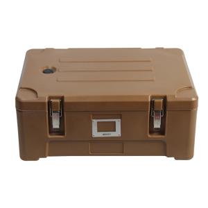 Top Loading Food Pan Carrier 25L Coffee Mobile Hot Food Transportation Boxes For Food Delivery Service Providers
