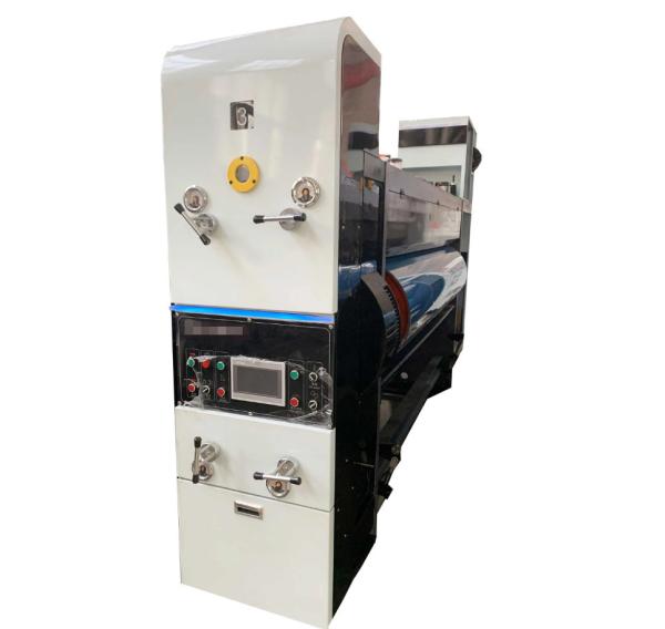 Controle ondulado do tela táctil do PLC da máquina de impressão de Flexo da caixa da caixa