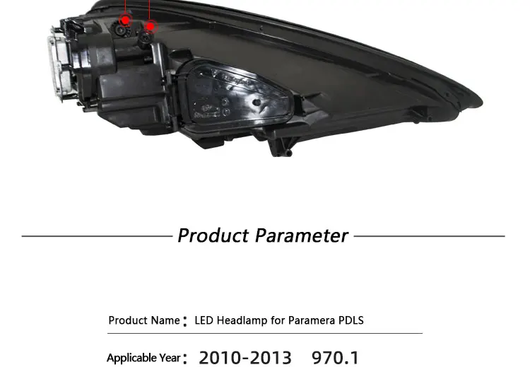 Для Porsche Panamera 970.1/2 Старый на новый 2010-2016 Обновление 2022 Матрицы светодиодные фары