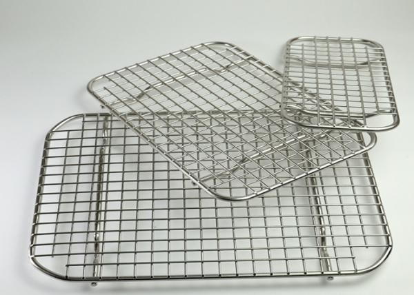 ISO9001 Certified Diameter 380mm Grill Tray Rack , Round BBQ Grill Rack
