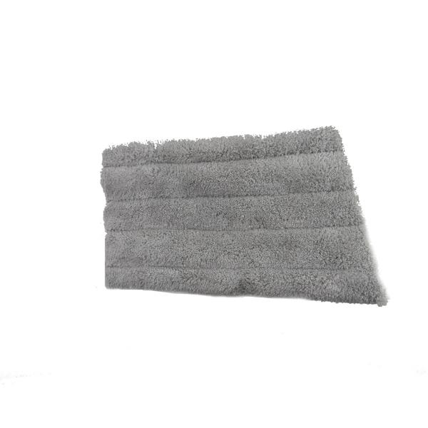 450gsm Coral Fleece Fabric Trapezoid 10cm Velcro Tape Grey Flat Dust Mop Household