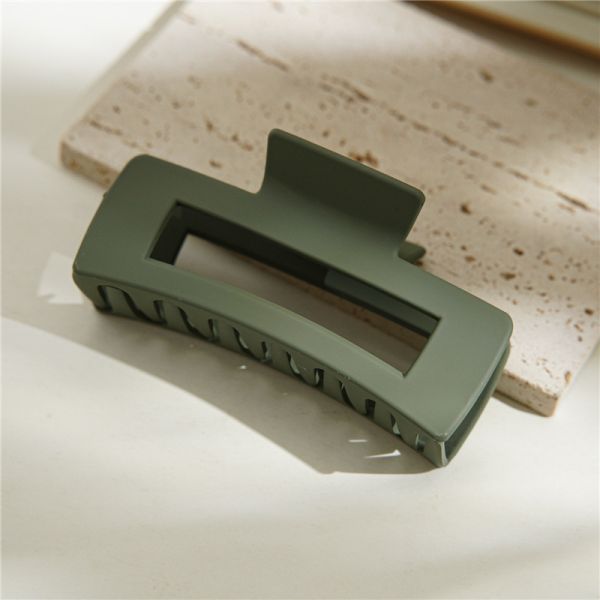 Ins resin headbands accessories Morandi Hair grab clip simple large girl grab clip back of head shark clip