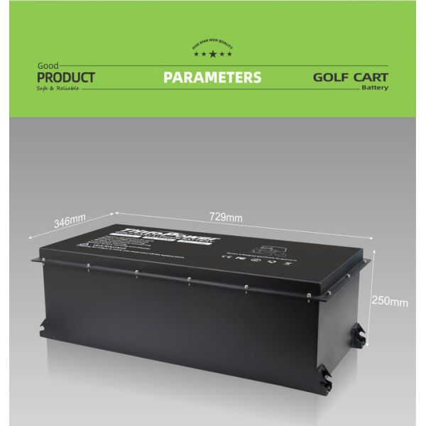 48V Electric Buggy 165Ah Lithium Ion Battery With BMS