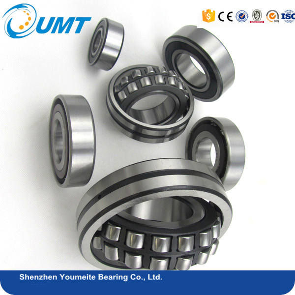 22208 Split Spherical roller bearing with brass steel cage / high precision ball bearings
