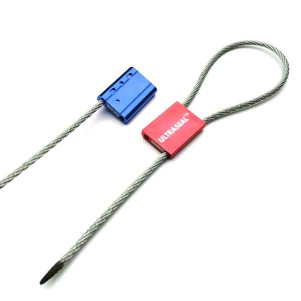 ISO 17712 Tamper Proof Container Cable Seal With 300mm Exposed Cable Length