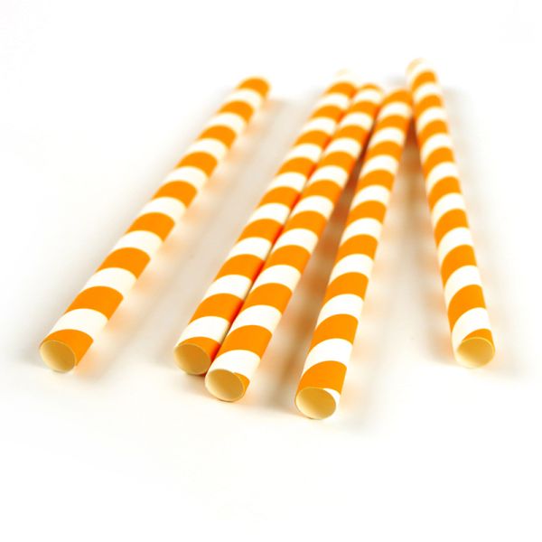 Lightpink Stock Color Boba Paper Thick Straw Slushie Paper Straws with Printing