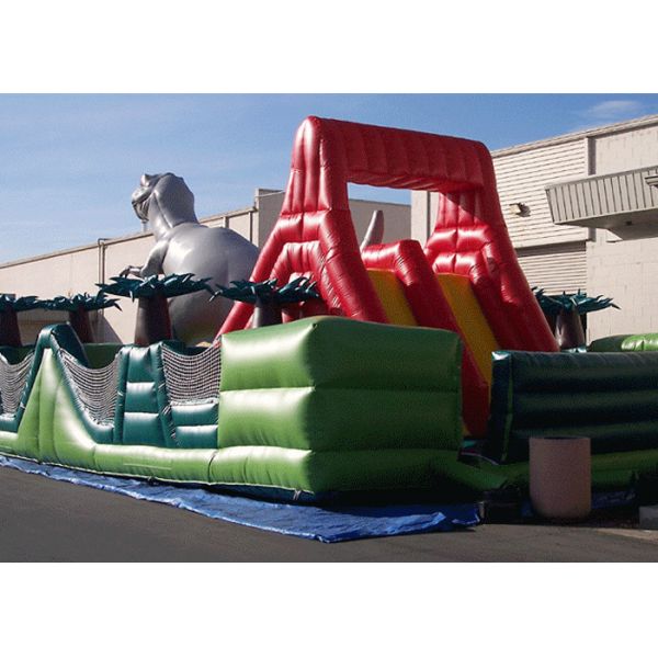 Полоса препятствий изумительного юрского динозавра оставшийся в живых раздувная, полоса препятствий малыша