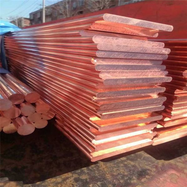 Cathode Pure C10100 Copper Sheet With Mill Polished Bright Surface
