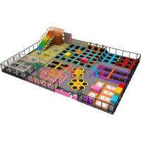 Équipement de trampoline commercial en intérieur fiable 15ft espace de jeu en intérieur avec trampoline