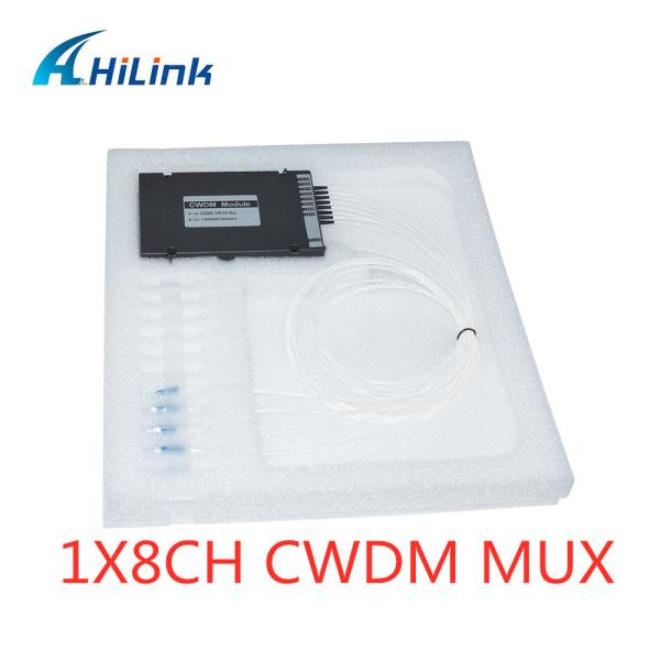Os ABS altos do módulo de filtro MUX da solução 1X8CH CWDM do WDM do isolamento LC/UPC escolhem a fibra