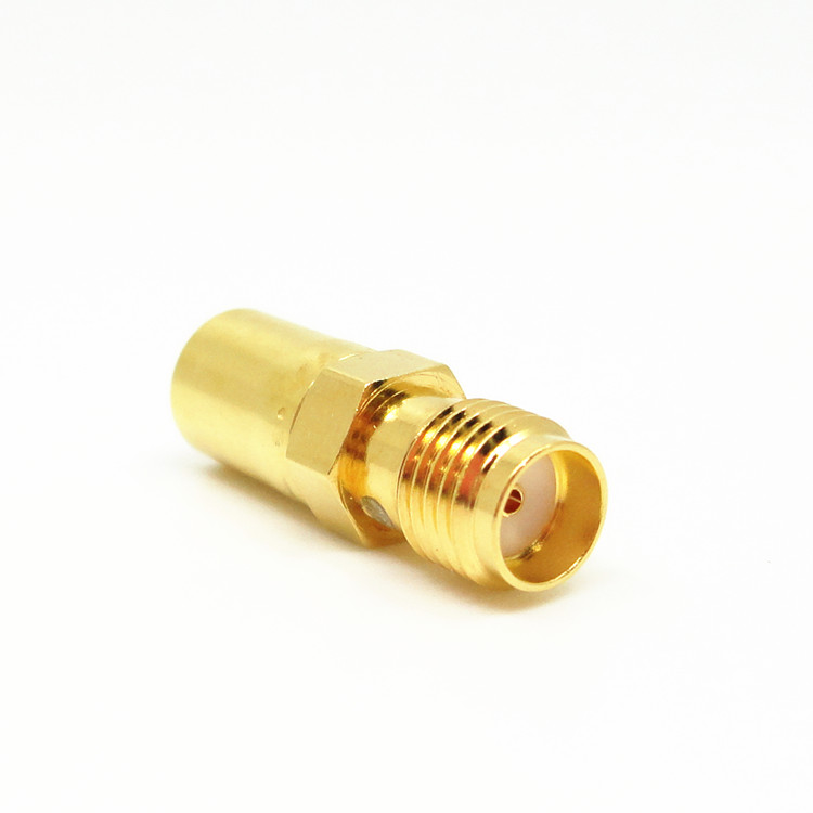 Прецизионный позолоченный прямой адаптер RF SMA Female to SMB Female Coax Adapter