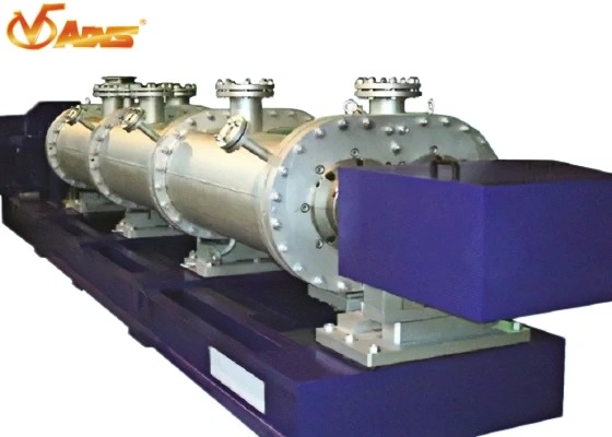 Counter Rotating Twin Screw Extruder With Concentration Mixer For Chemical Engineering