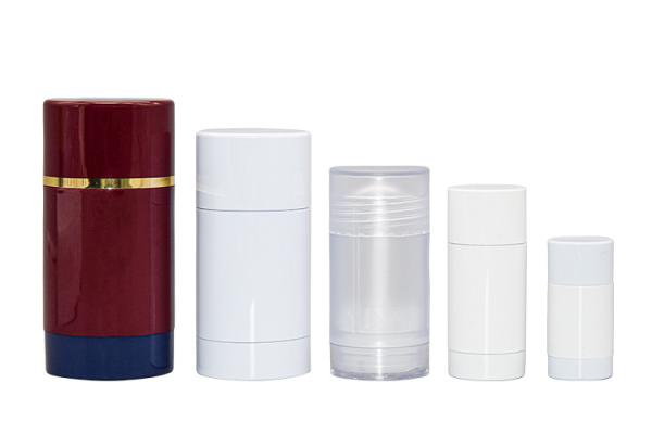 COMO as varas redondas plásticas do recipiente do desodorizante que empacotam 6g 15g 30g 50g 75g