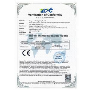 Jiangsu A-wei Lighting Co., Ltd. Сертификации