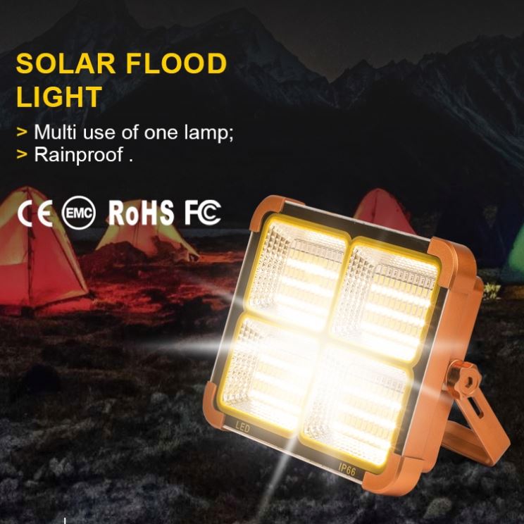 IP65 делают свет водостойким потока 30W USB перезаряжаемые портативный солнечный