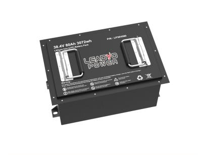 Литийный гольф-кошелек 36V 38.4V 80Ah LiFePO4 LFP аккумулятор с LCD LED дисплеем