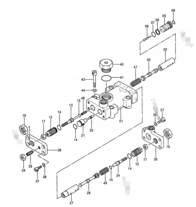 Регулятор HPV0102 9150728 гидронасоса экскаватора EX200-5