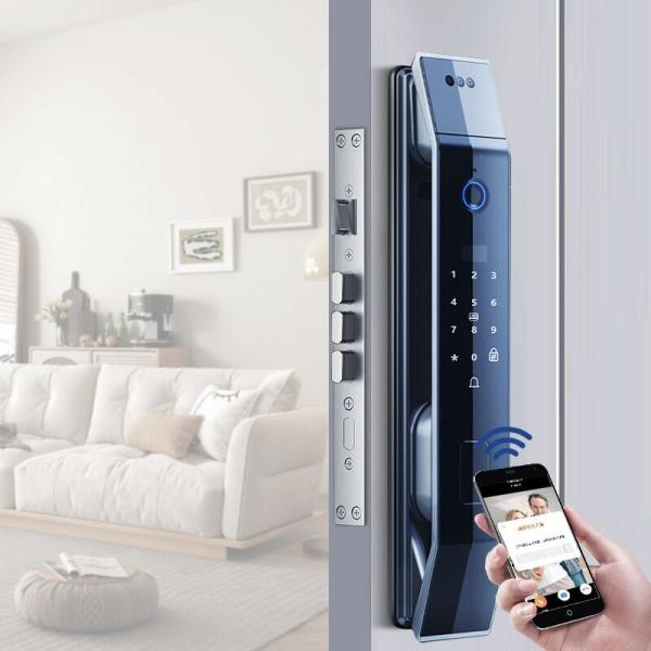 Airbnb Hotel Electronic Smart Fingerprint Door Lock Face Recognition