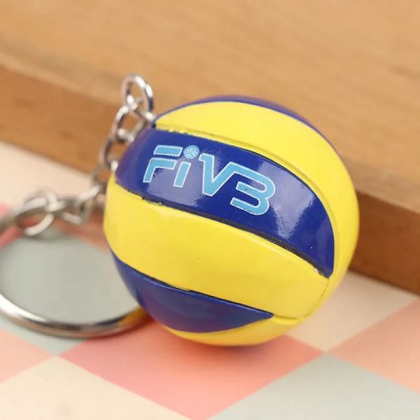 PVC Volleyball Keychains Gifts Beach Ball Sport For Players Sports