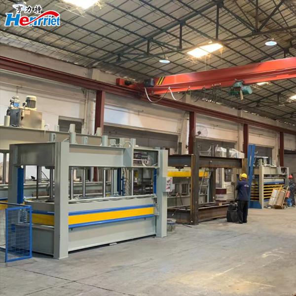 8-layer Laminator press machine for manufacturing aluminum honeycomb panels for building decoration in factories