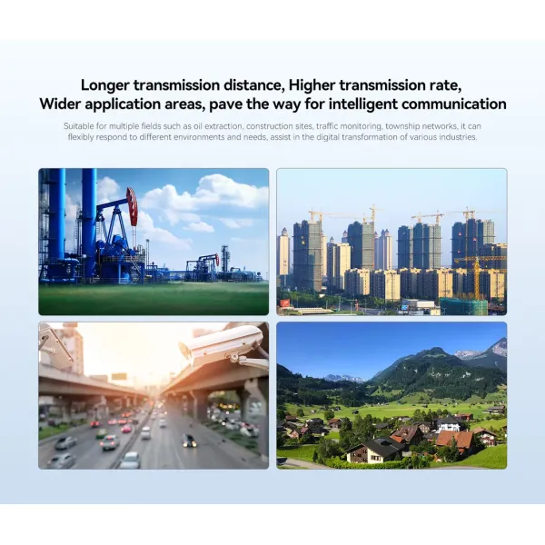 2400Mbps Wireless Bridge with Ipq5018 Qualcomm Chipset, Wireless Access Point with Long Range 5.8g Outdoor Ptp/Ptmp in Wi-Fi6 Standard