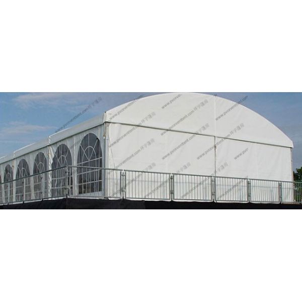 Waterproof Large Outdoor Party Tents Aluminum Frame With Church Windows