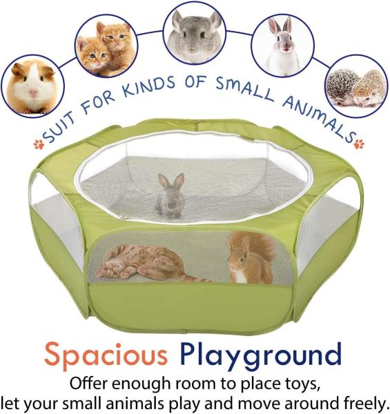 Tent Outdoor, Pet Enclosure Tent Suitable for Cats and Small Animals, Indoor Playpen Portable Exercise Tent with Car