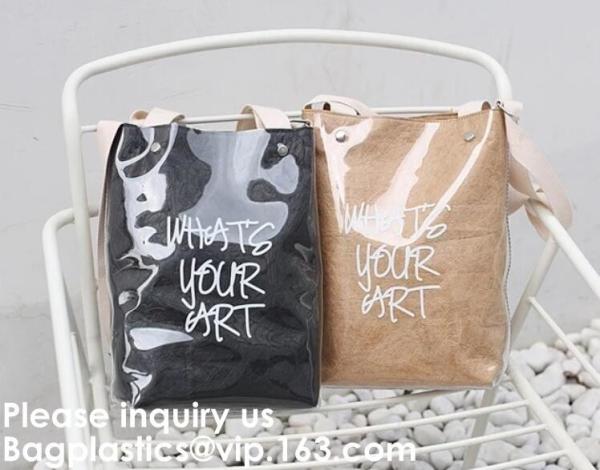 Crossbody Fashion Tyvek Tote Bag, Tyvek Craft Paper Tote Bag, Storage, Travel, Promotion, Makeup Packing