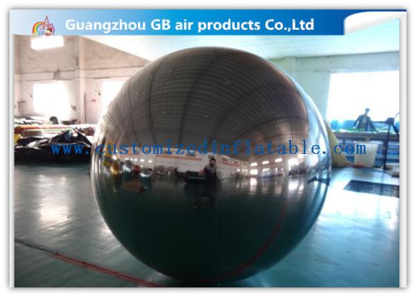 Commercial Blue / Red PVC Inflatable Mirror Ball For Disco Party Decorations