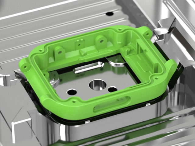 Переднее снабжение жилищем/холодная прессформа No.22398 бегуна/3-плит
